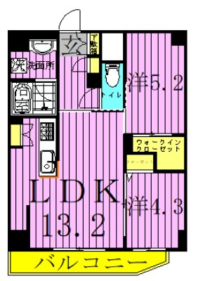 ドゥーエ南千住 間取り図