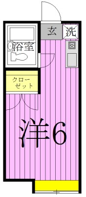 フローラ北綾瀬 間取り図
