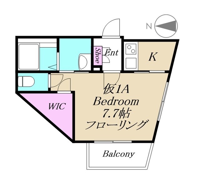 エテルノ亀有 間取り図