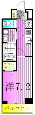 DIPS竹ノ塚駅前 間取り図