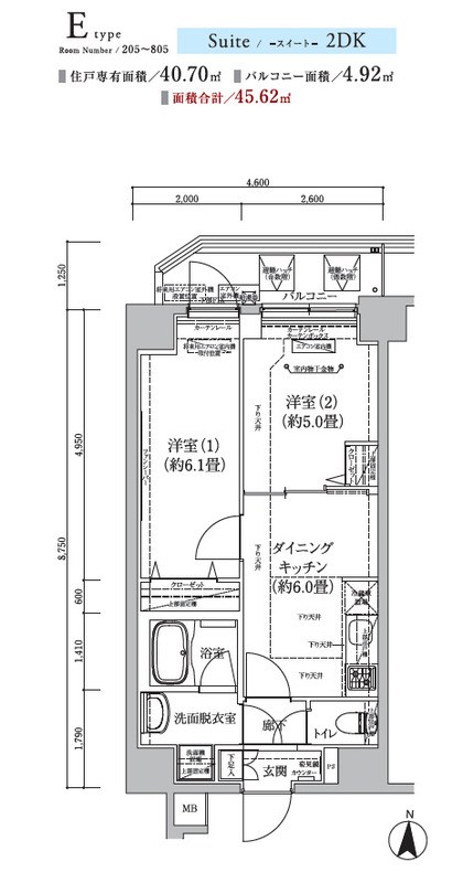 アイルグランデ東京亀有 間取り