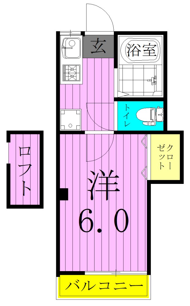 日乃出コーポ 間取り図