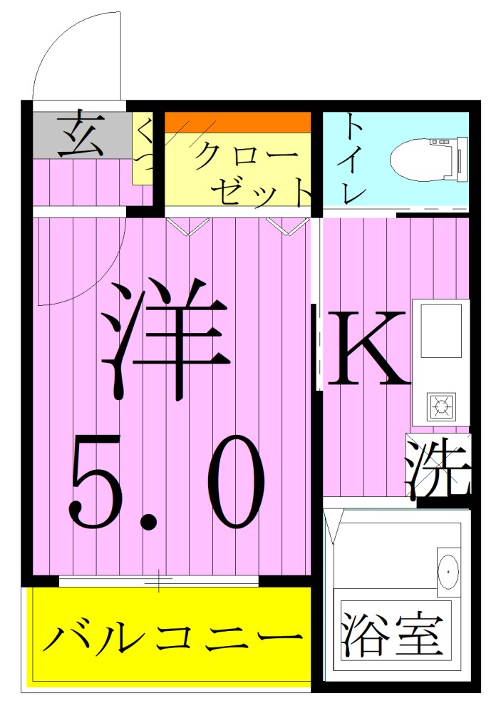 メルディア竹ノ塚2丁目2 間取り図