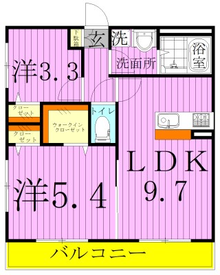 リブリ・June　Kane 間取り図