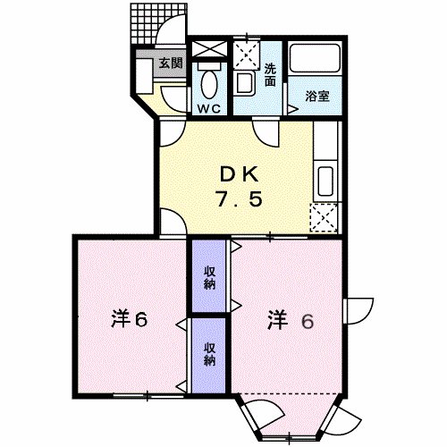 サンヒルズ柳沢２ 間取り図