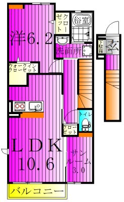 グラース・Ｍ 間取り
