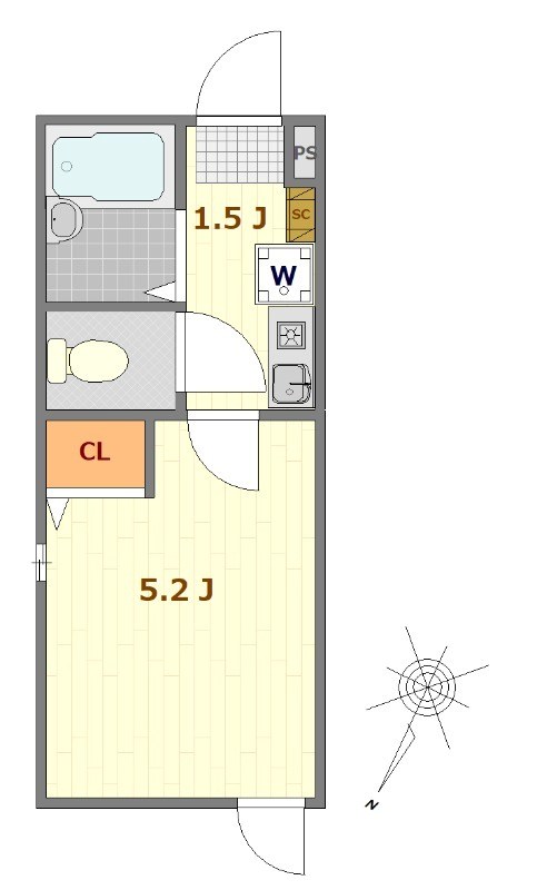 ノーザンロード高野 間取り図