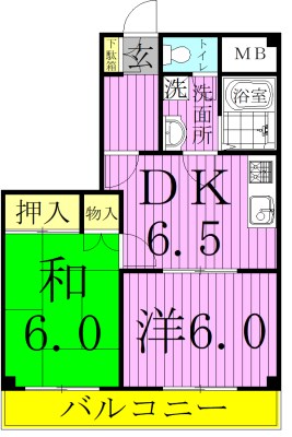 江藤マンション 間取り図