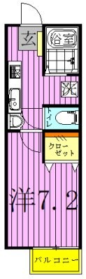 BE　PROUD 間取り図