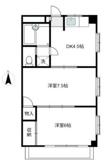 ユーホリア・T 201号室 間取り