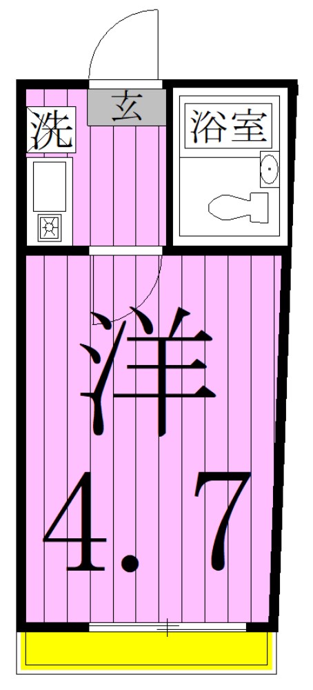 エルプレミア亀有 間取り図