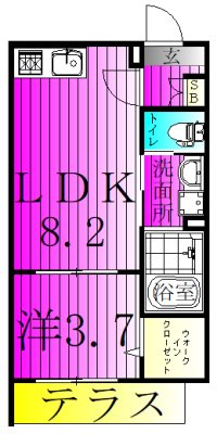 HD南柏 間取り