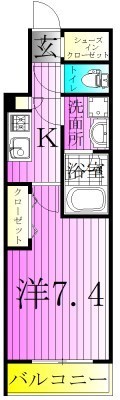 グランカーサ綾瀬 間取り図