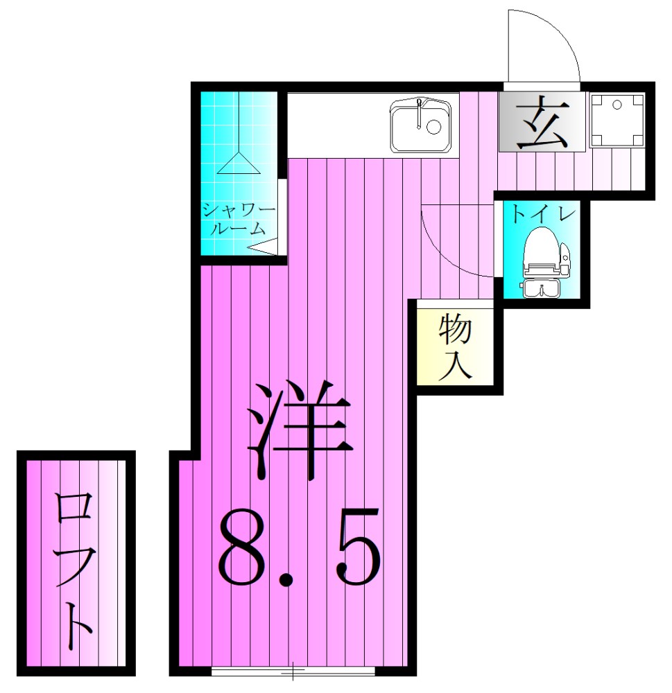 ユタカビル  間取り図