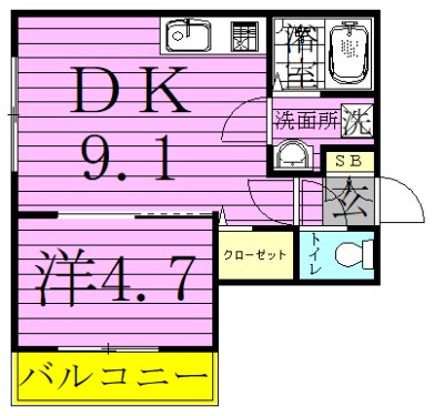グラントレス松戸 間取り