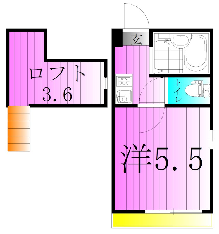 ノーザンロード綾瀬 間取り図