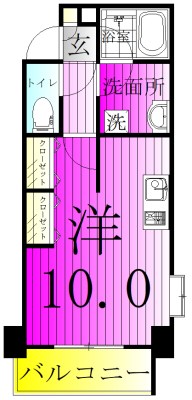 リバービュー２１ 間取り