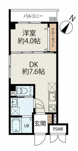 コネクトパークヒルズ南初富  201号室 間取り