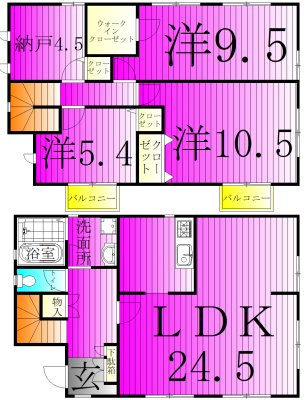 陽だまりの詩 C-4 間取り