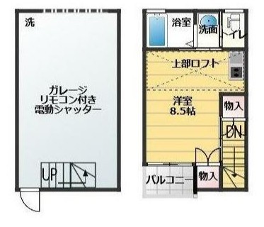 SKガレジオ西白井 Ⅱ-C号室 間取り