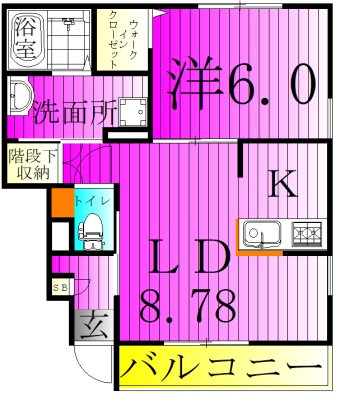 Amour Valle Fiume 間取り