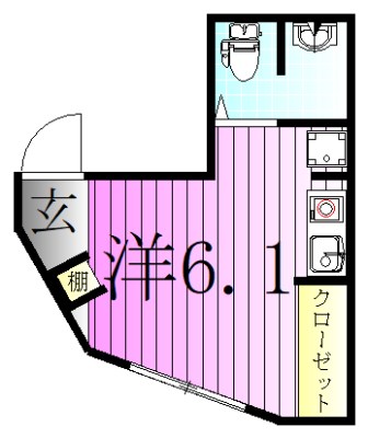 リムズコート南千住 間取り図