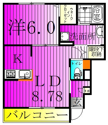 Amour Valle Fiume 間取り