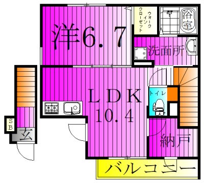 Amour Valle Fiume 間取り