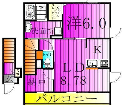 Amour Valle Fiume 間取り