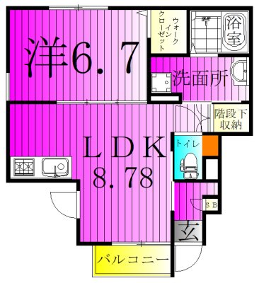Amour Valle Fiume 間取り