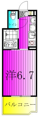 パティオ坂巻 314号室 間取り
