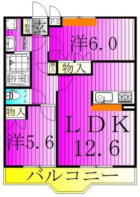 ラディッシュⅣ 間取り