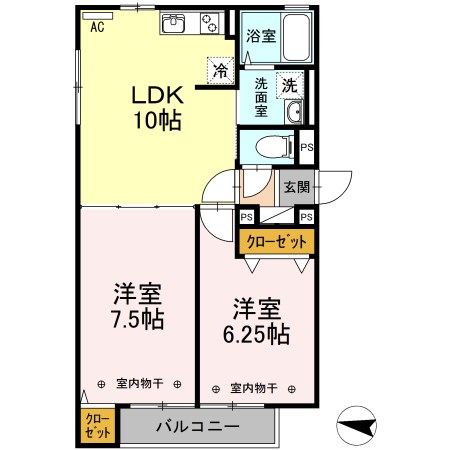 ルミエール　A 間取り図