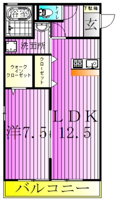 ルガーナ 間取り図