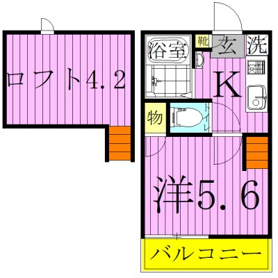 グランディア西新井 間取り図