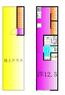 春風と窓辺のカプチーノ 202号室 間取り