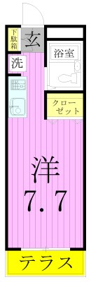第１２ヒカリハイツＣ棟 間取り図