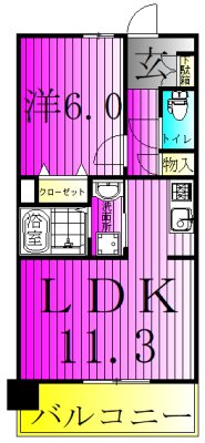 南柏ポラール・コート 間取り