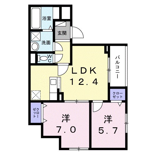 メゾン・ド・ルミエール 間取り図