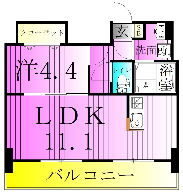 アルファコート西新井  間取り図