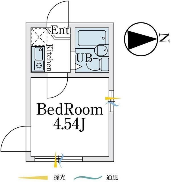 エスポワール亀有 間取り図