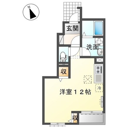 リベラル 101号室 間取り