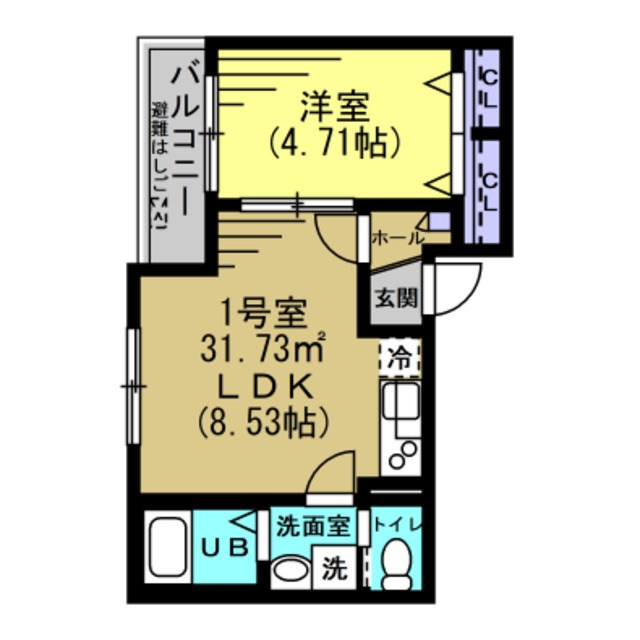 コンフォーティア八潮 間取り図