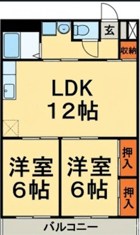 ワンズコア新松戸Ⅱ 203号室 間取り