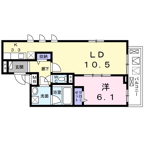 フォンテ　クレラ 間取り図