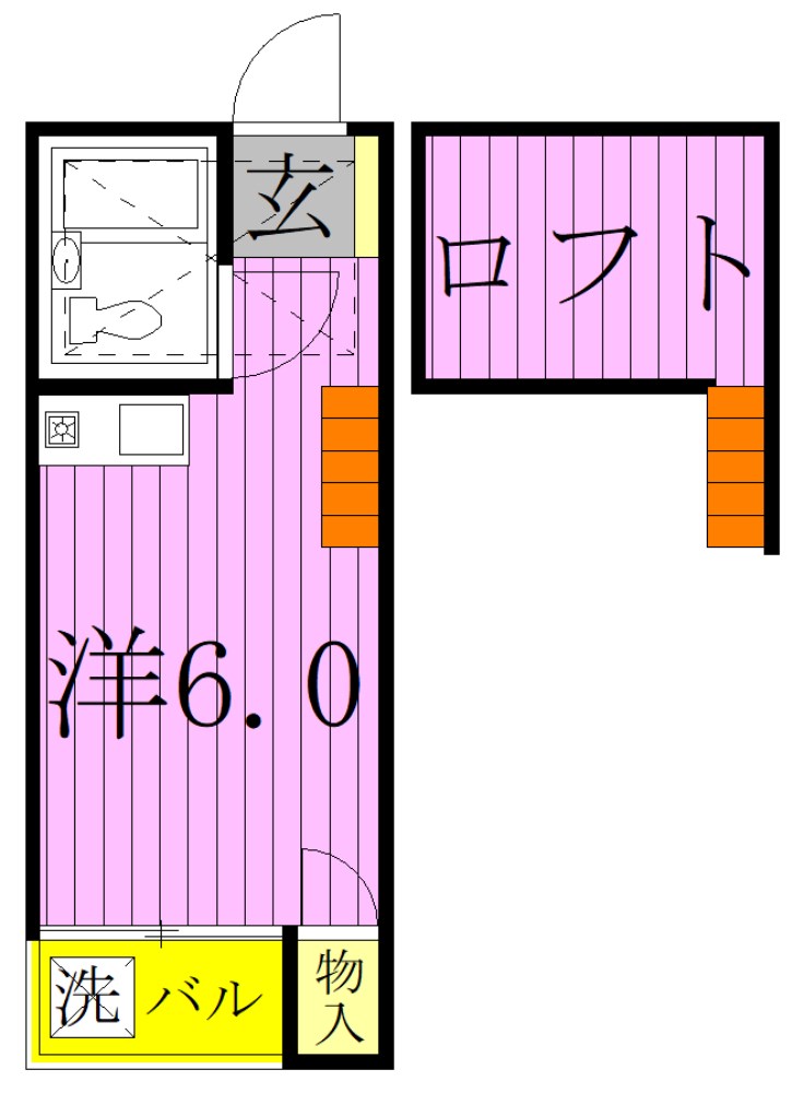 ブルーメ一ツ家33 間取り図