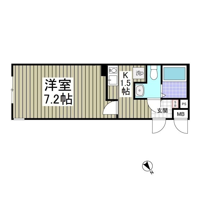 ジニアールコート西尾久 間取り図