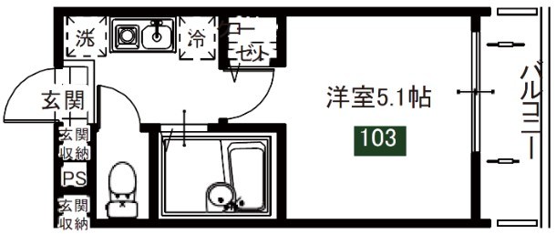メルディアお花茶屋 間取り図