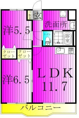 クレストガーデン南柏 間取り