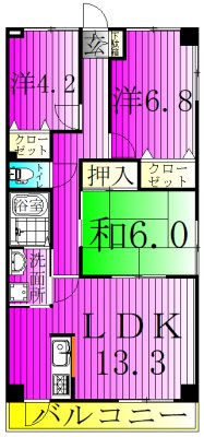 AXIS KASHIWA 間取り